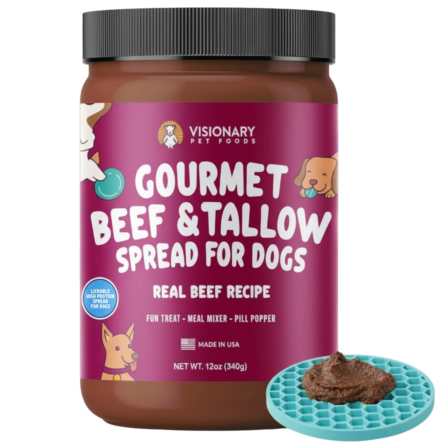 Beef and Beef Tallow Meat Spread | NEW 12oz Jar - EVERWOOD NATURALS