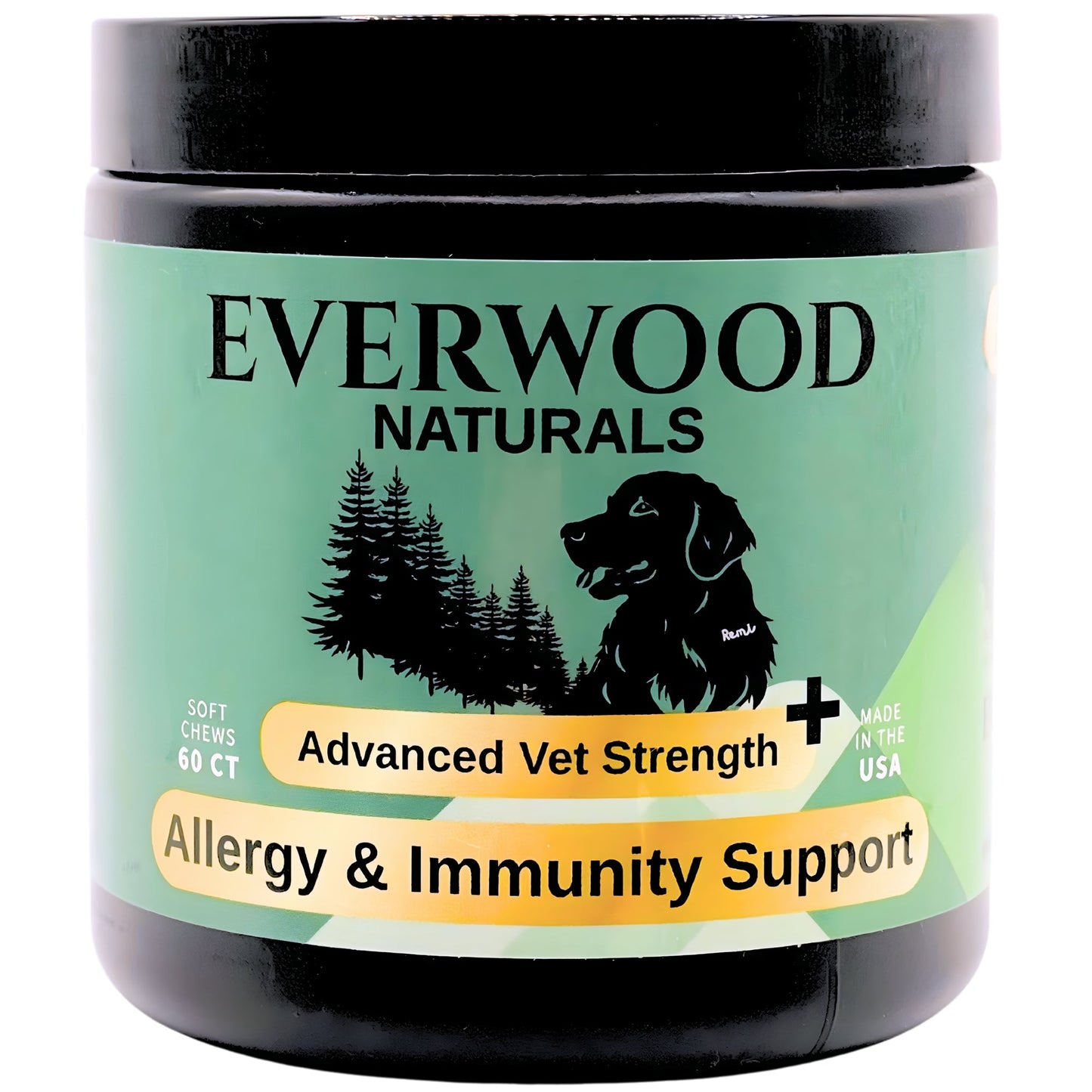 Everwood Naturals Advanced Vet Strength Allergy & Immunity Dog Supplement Chews - Everwood Naturals