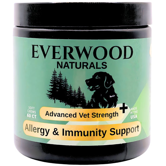Everwood Naturals Advanced Vet Strength Allergy & Immunity Dog Supplement Chews - Everwood Naturals