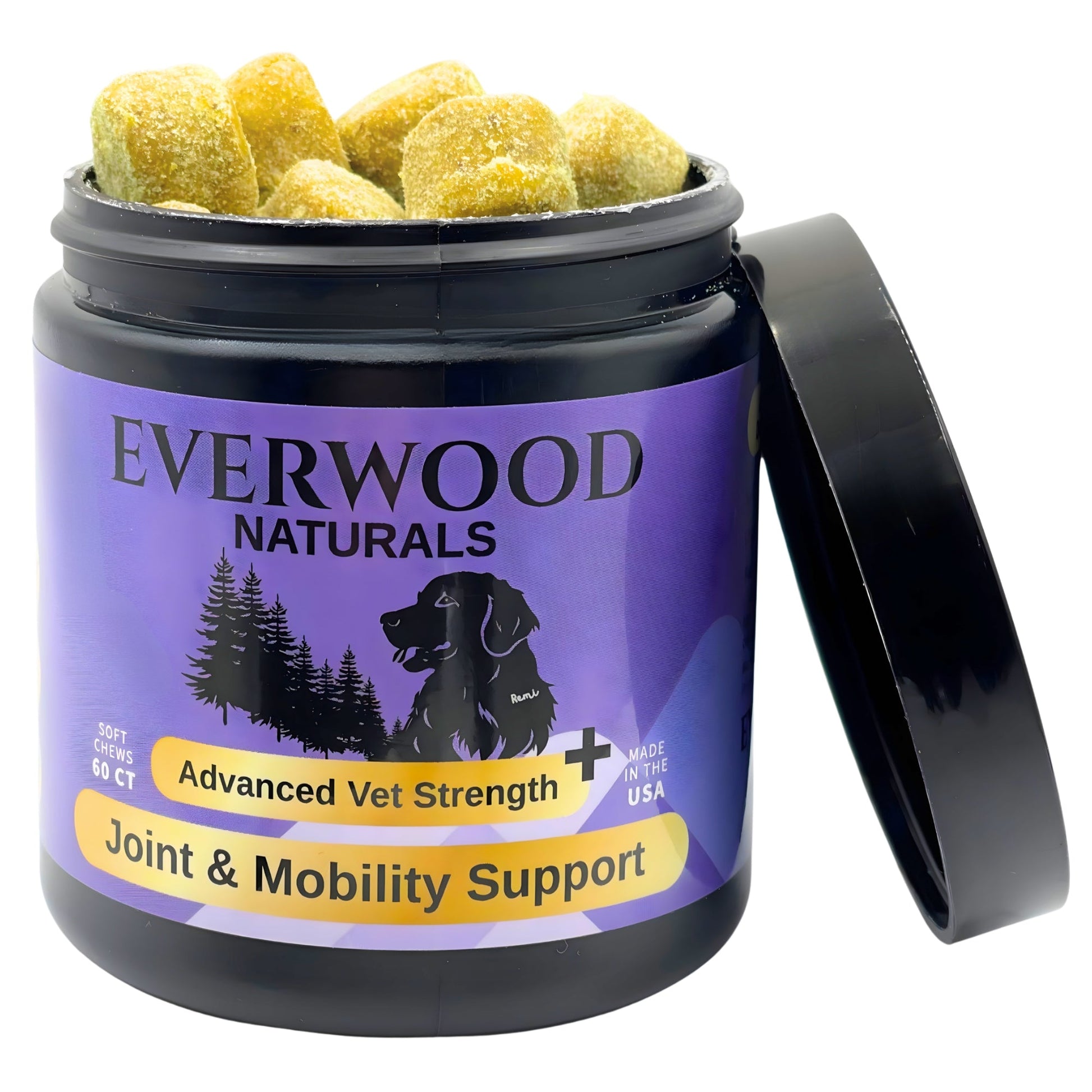 Everwood Naturals Advanced Vet Strength Joint & Mobility Dog Supplement Chews - Everwood Naturals